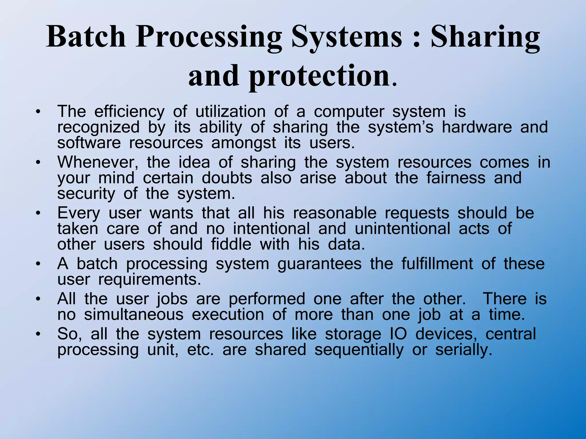 Operating system 07 batch processing operating system | PPTX ...