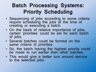 Operating system 07 batch processing operating system | PPTX ...