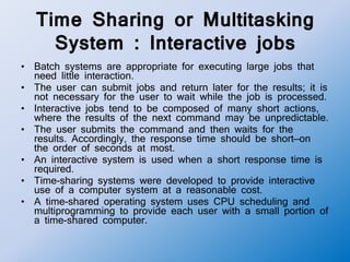 Operating system 08 time sharing and multitasking operating system | PPT