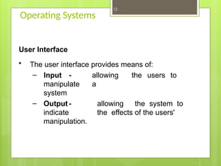 operating system, COMPYTER OPERATING SYSTEM.pptx
