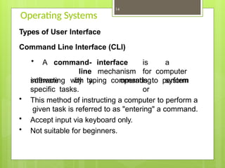 operating system, COMPYTER OPERATING SYSTEM.pptx