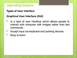 Operating System Interface Complete Tutorial operating system, COMPYTER OPERATING SYSTEM.pptx