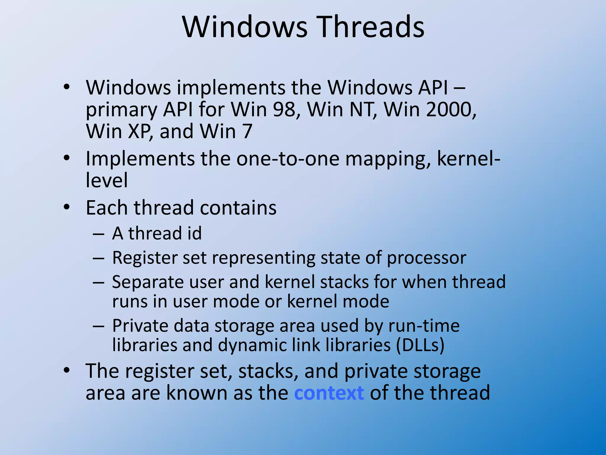 Operating system 22 threading issues | PPTX | Operating Systems ...