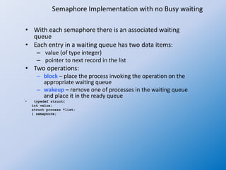 Operating system 24 mutex locks and semaphores | PPTX | Operating ...