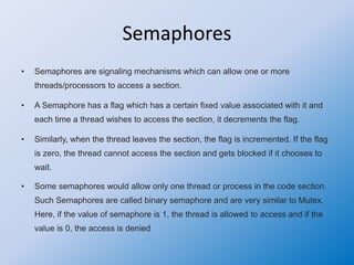 Operating system 27 semaphores | PPT