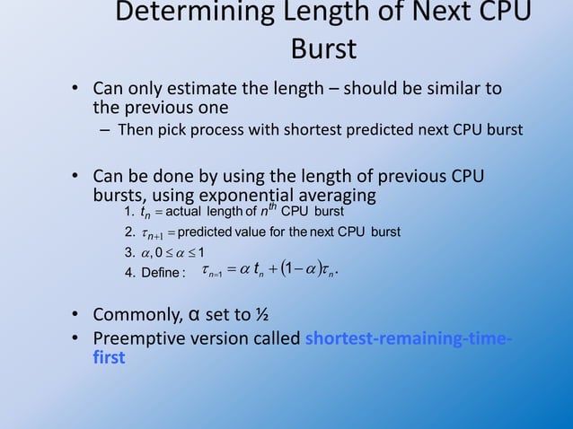 Operating system 29 non preemptive scheduling | PPT