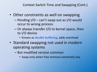 Operating system 33 swapping | PPTX