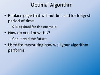 Operating system 39 first in first out algorithm | PPTX