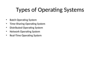 Operating_System computer science engineering | PPTX