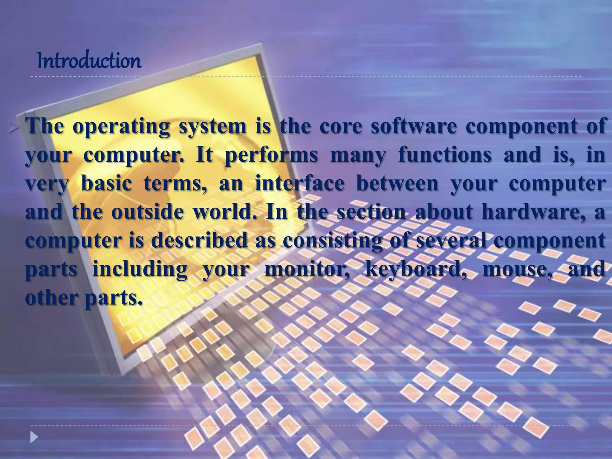 Operating system and its functions | PPTX | Operating Systems ...
