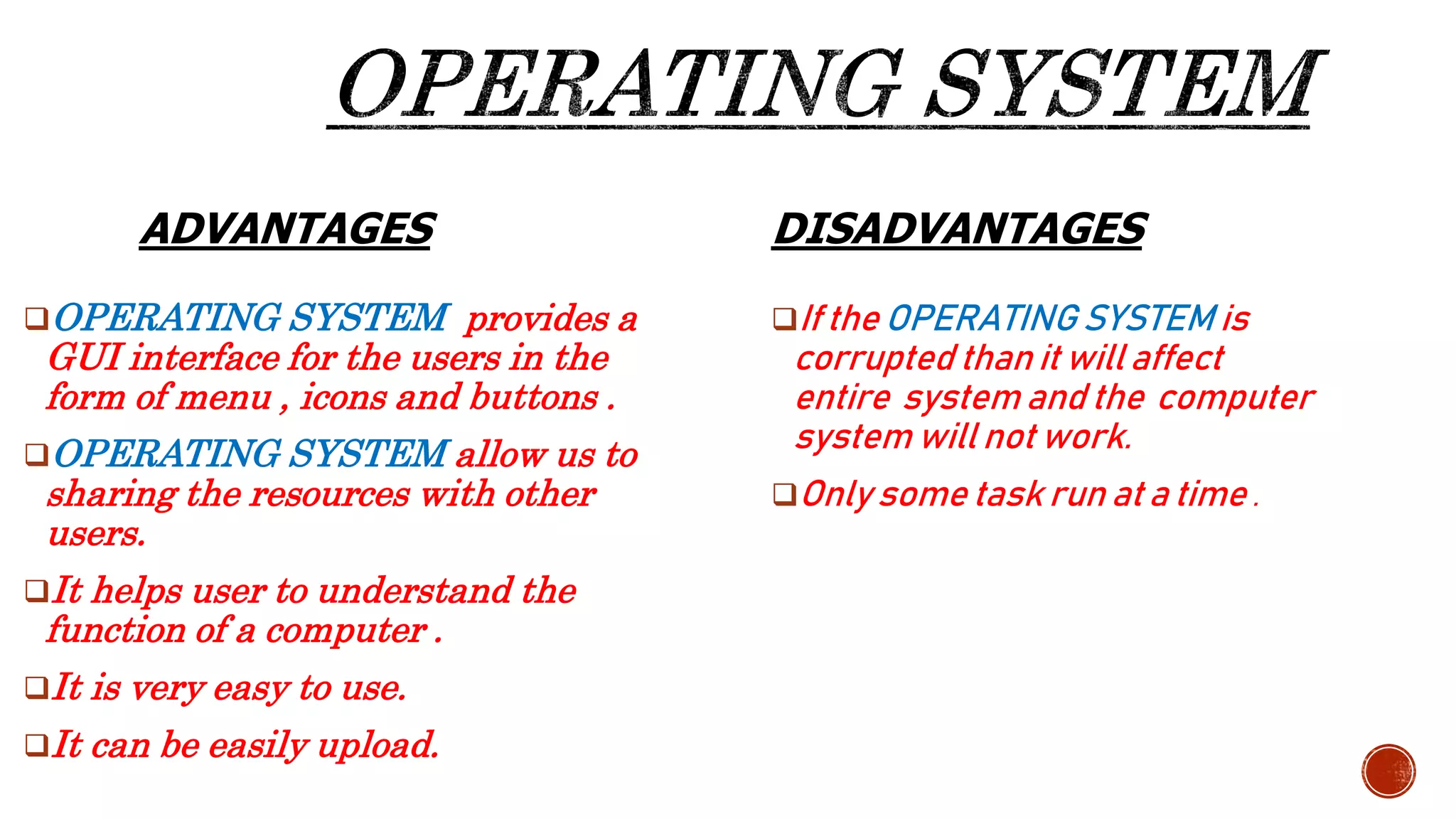Operating System & Types | PPT
