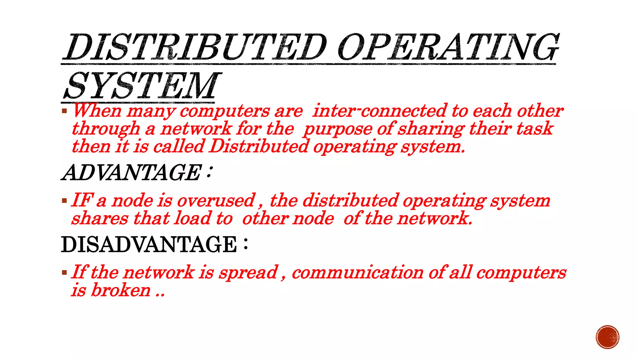 Operating System & Types | PPT