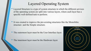 Operating system architecture | PPTX | Operating Systems | Computer ...