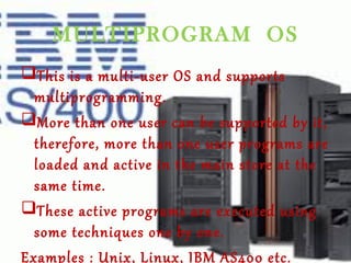 Types of Operating System | PPT