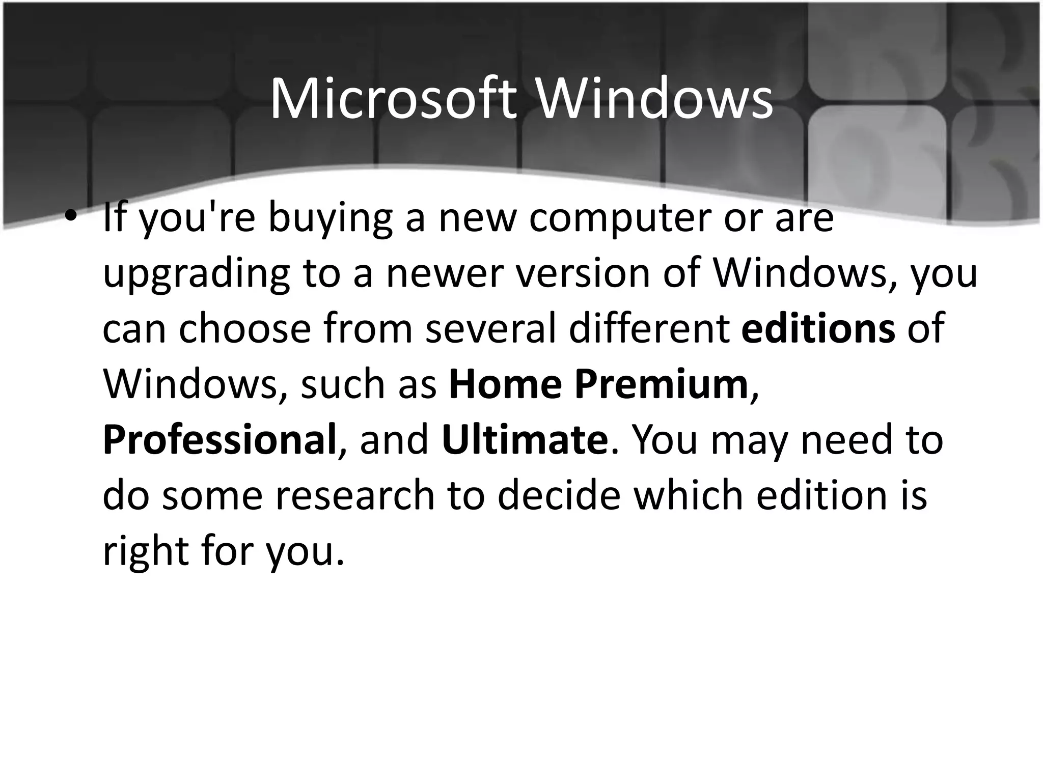 Operating system basics | PPTX