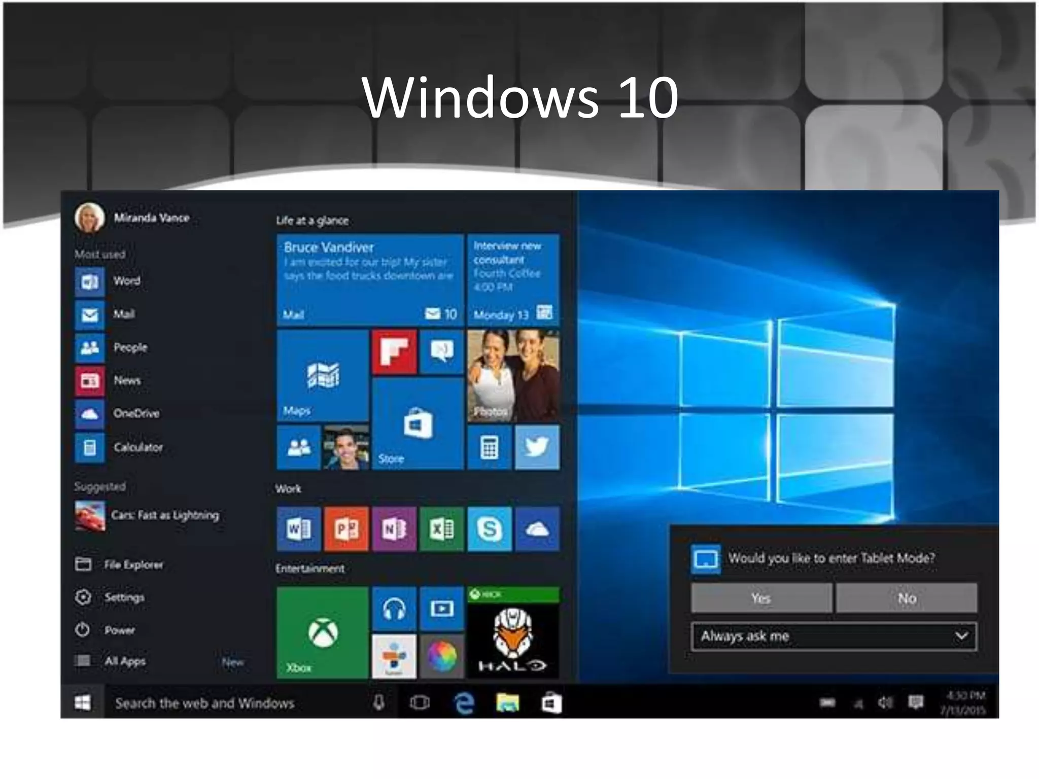 Windows 10
 