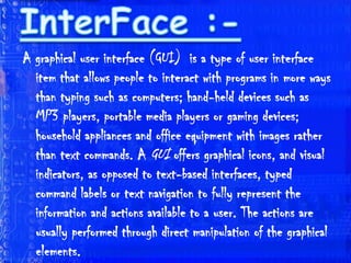 Memory Management :-Memory management is the act of managing computer memory. In its simpler forms, this involves providing ways to allocate portions of memory to programs at their request, and freeing it for reuse when no longer needed. The management of main memory is critical to the computer system