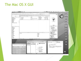 The Mac OS X GUI
 