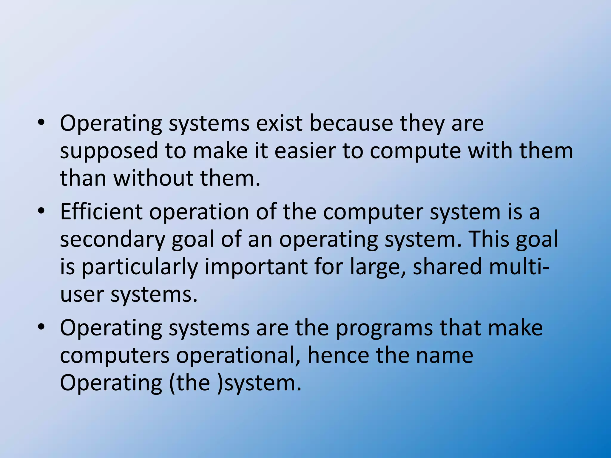 Operating system concepts | PPT