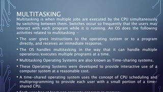 Operating system concepts | PPTX | Operating Systems | Computer ...