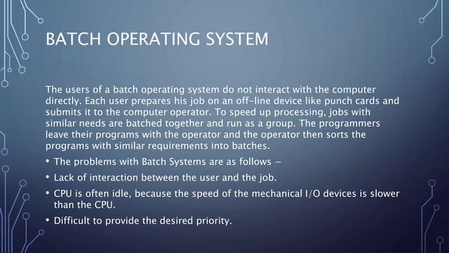 Operating system concepts | PPTX | Operating Systems | Computer ...