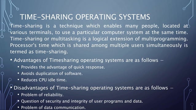 Operating system concepts | PPTX | Operating Systems | Computer ...