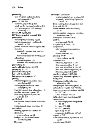Operating system concepts 5th edition by silberschatz & galvin