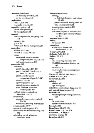 Operating system concepts 5th edition by silberschatz & galvin