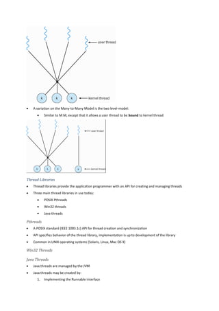 Operating system concepts (notes) | PDF