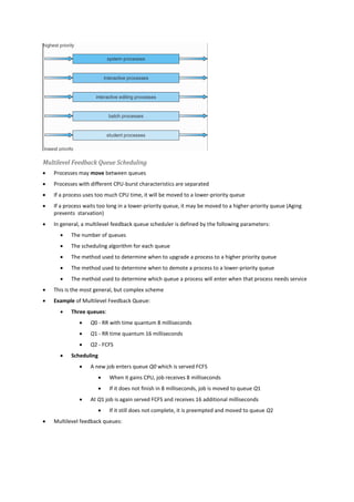Operating system concepts (notes) | PDF
