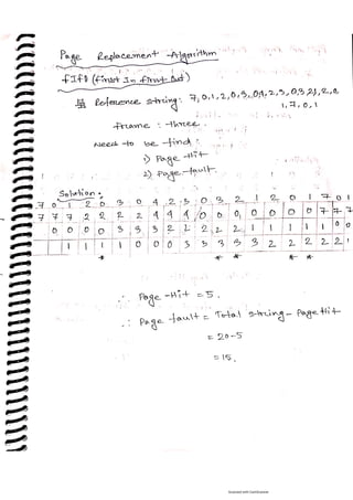 Operating System related questions
