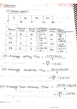 Operating System related questions