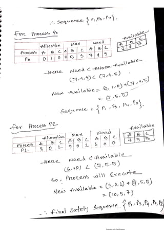 Operating System related questions