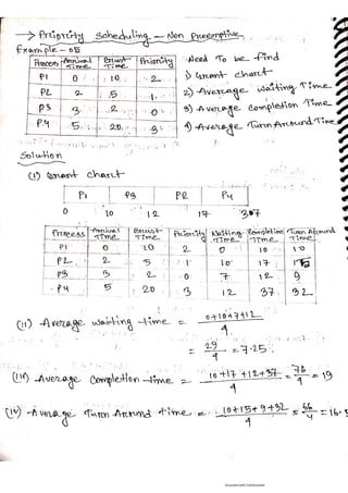 Operating System related questions