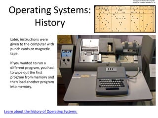 Operating System History Ppt Operating System History Ppt