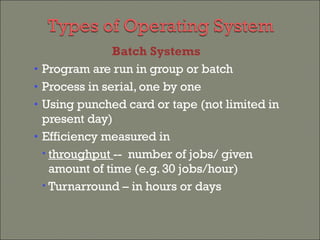 Types of os | PPT