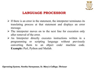 Computer Science:Operating system | PPT