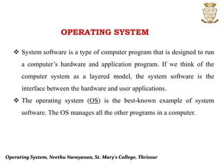 Computer Science:Operating system | PPT