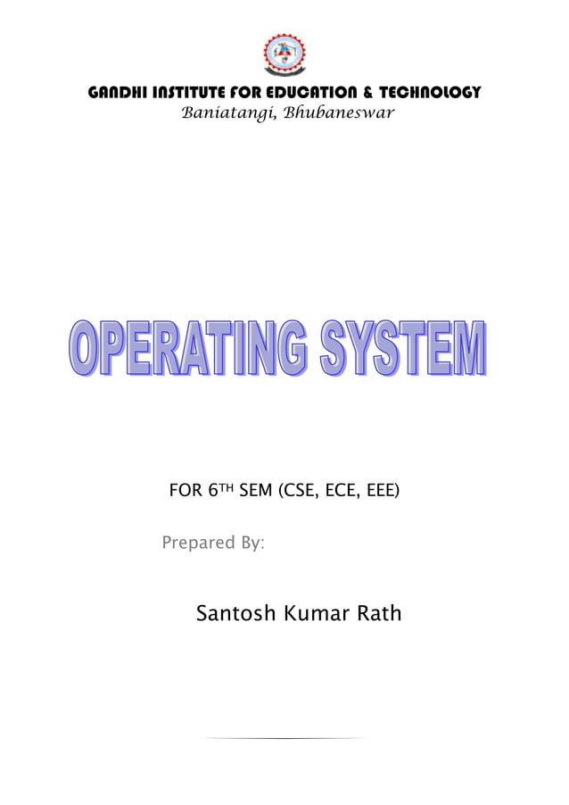 Operating system notes | DOCX