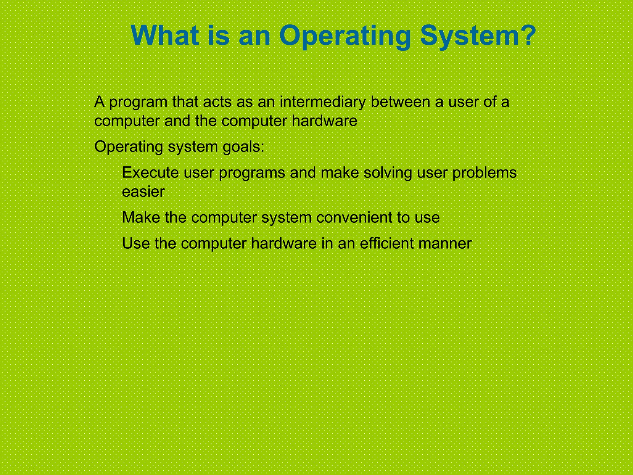 Operating system notes ch1 | PPT | Operating Systems | Computer ...