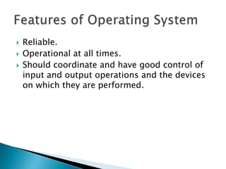 Operating system presentation | PPTX