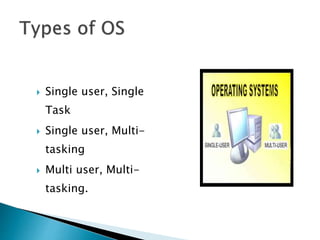 Operating system presentation