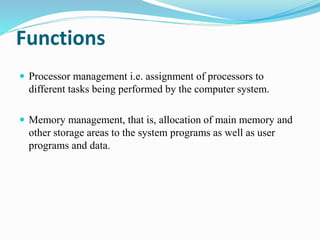 Operating system ppt | PPTX | Operating Systems | Computer Software and ...