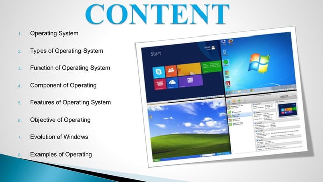 Presentation on Operating system 10 pages | PPTX