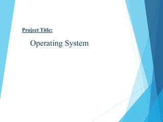 Operating system presentation | PPT