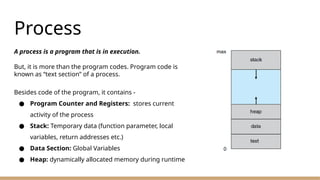 Comprehensive Overview of Operating System Processes and Scheduling | PPTX