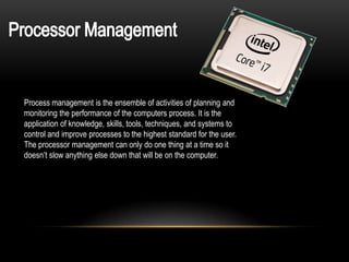 Operating systems | PPTX