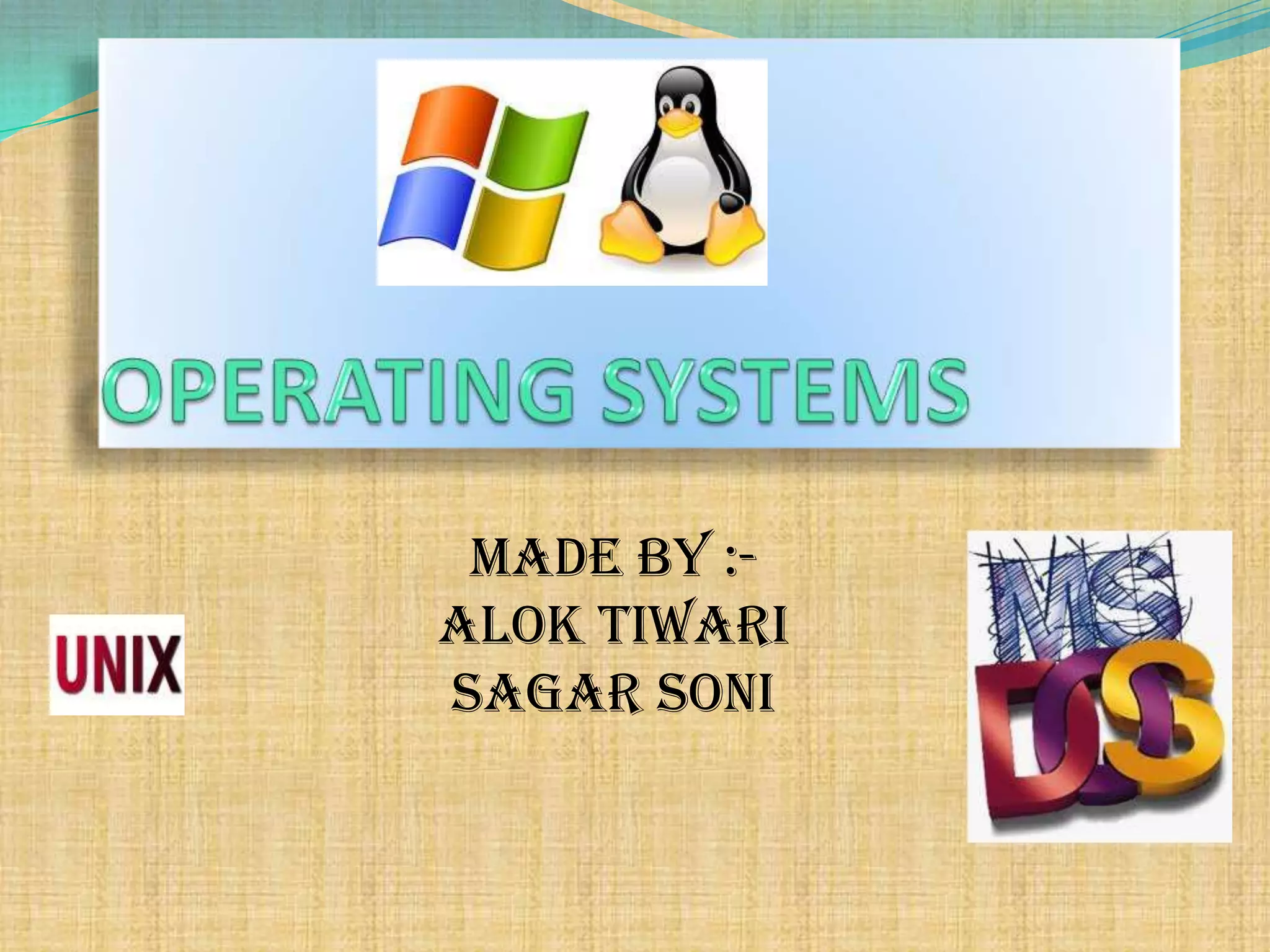 Operating systems | PPT