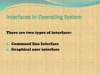 Operating systems | PPT