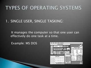Operating systems | PPTX